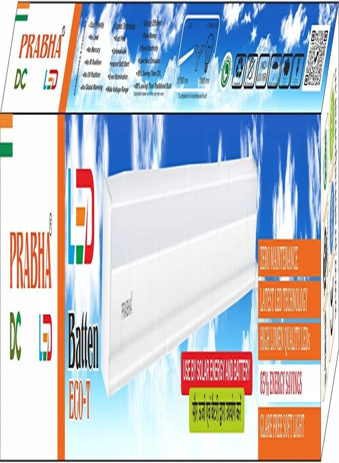 Prabha 15W LED 437.00 Cool Day Tube Light (PRA15WDCWHLT2, White)- Pack of 2 - Image 2